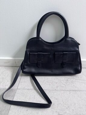 Alexander McQueen 1998 Joan collection black handbag